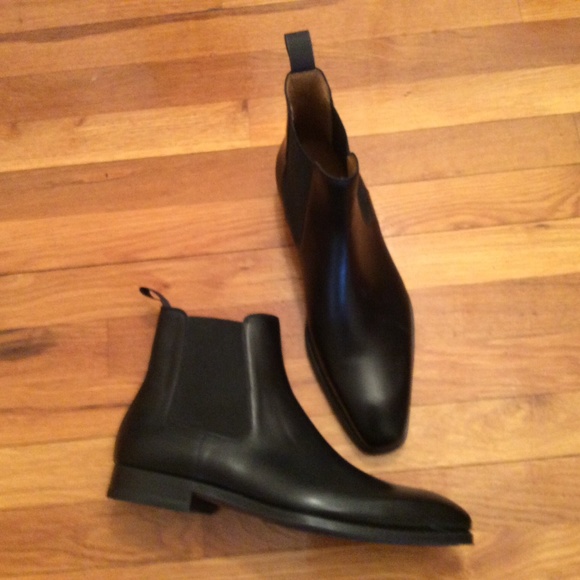 Magnanni, Itali Shoes Mens Brand New Smooth Leather Chelsea Boots